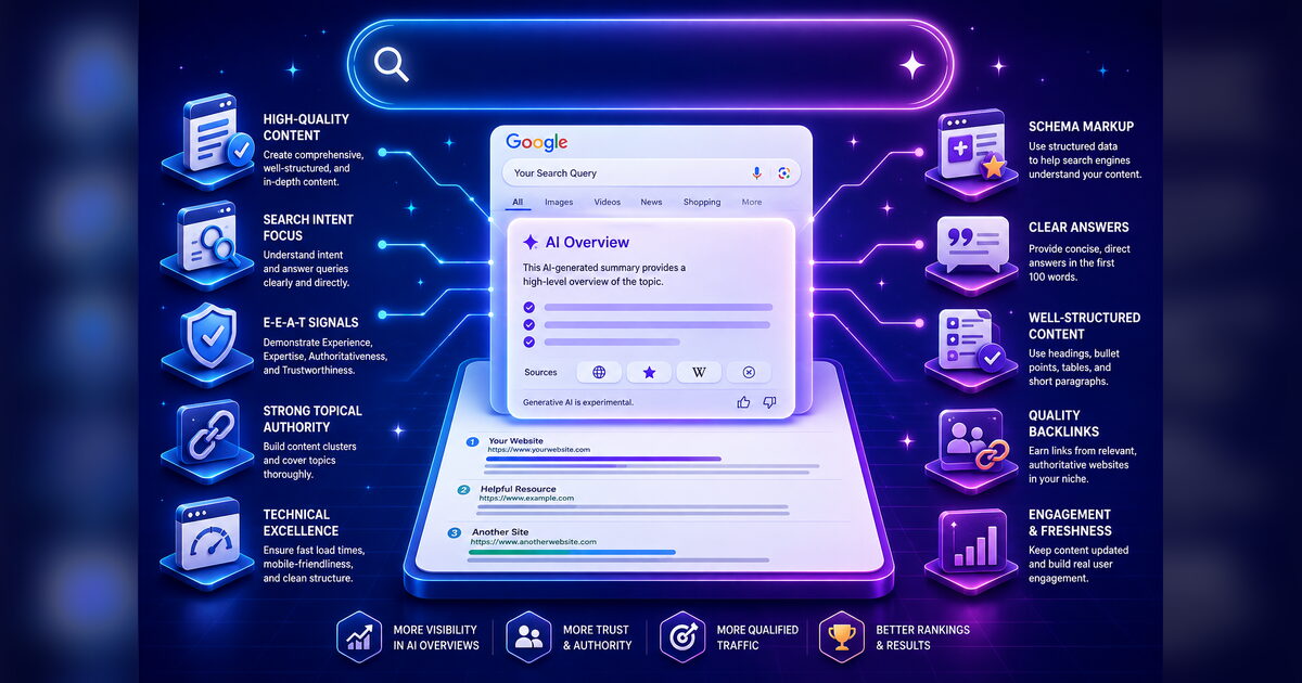 How to Appear in Google AI Overviews (2026 Guide)