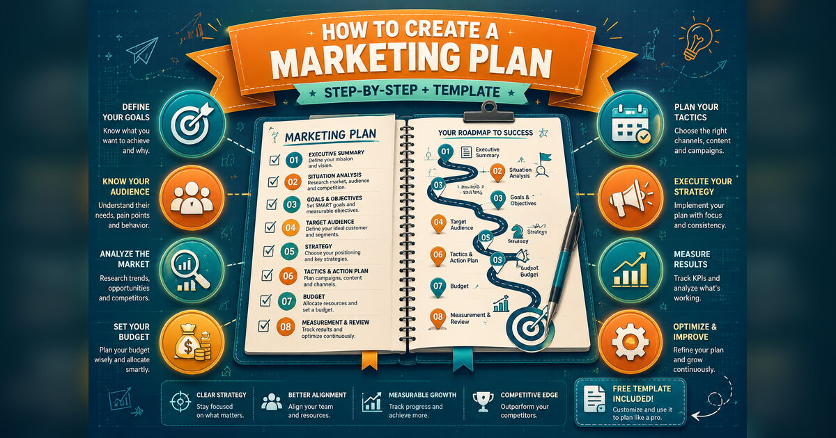 How to Create a Marketing Plan (Step-by-Step + Template)