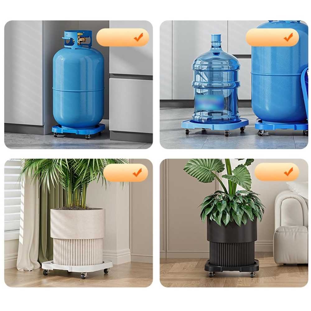 Heavy Duty Plastic Gas Cylinder Trolley with Wheels - Arbsbuy