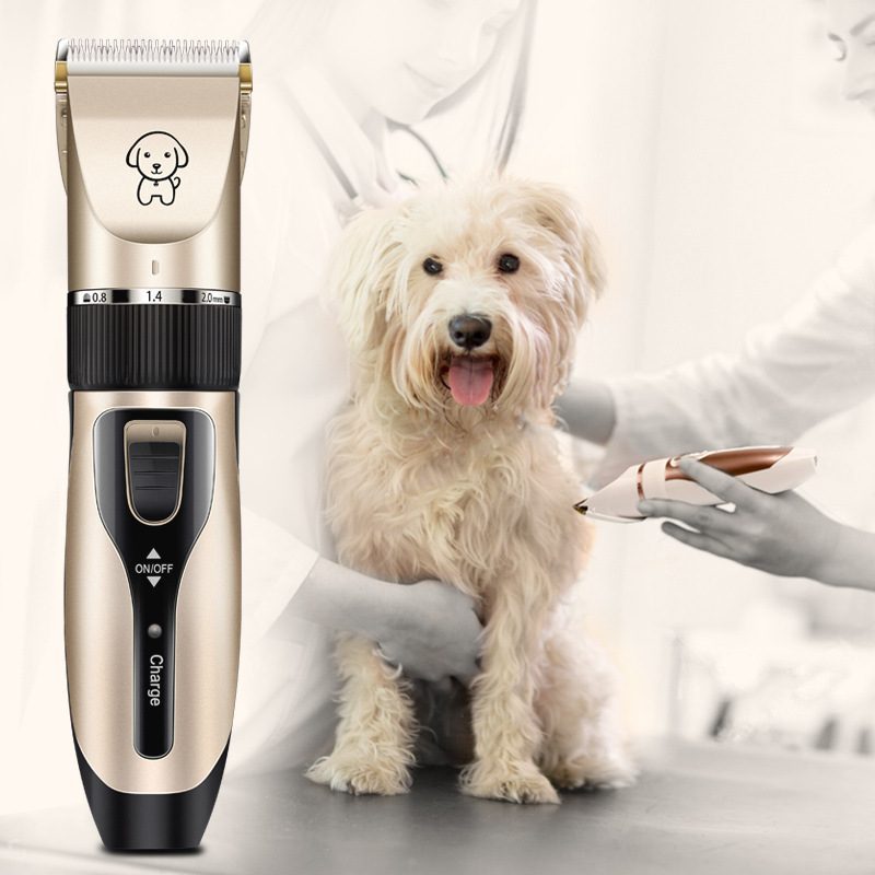 Dog Clippers for Grooming – Cordless Silent Pet Hair Clipper & Shaver Kit
