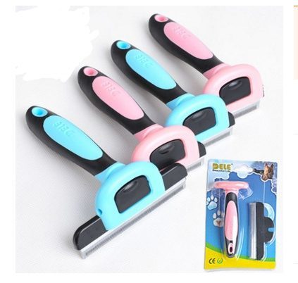Shedding Brush for Dogs & Cats – Professional Pet Hair Removal Comb 3 Sizes