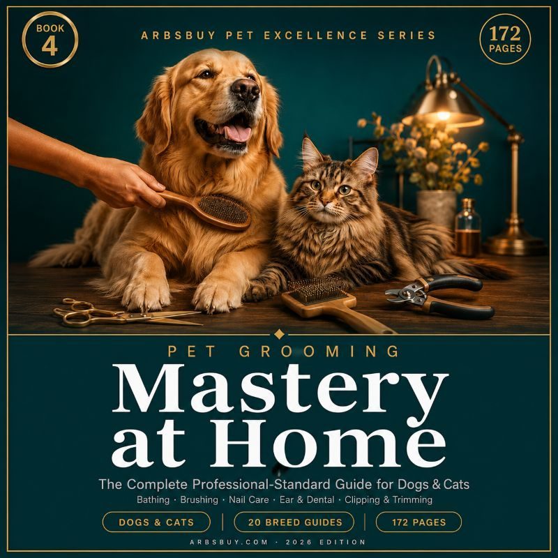 Dog Grooming at Home & Cat Care — Pet Grooming Mastery Guide | 172 Pages, 20 Breed Guides