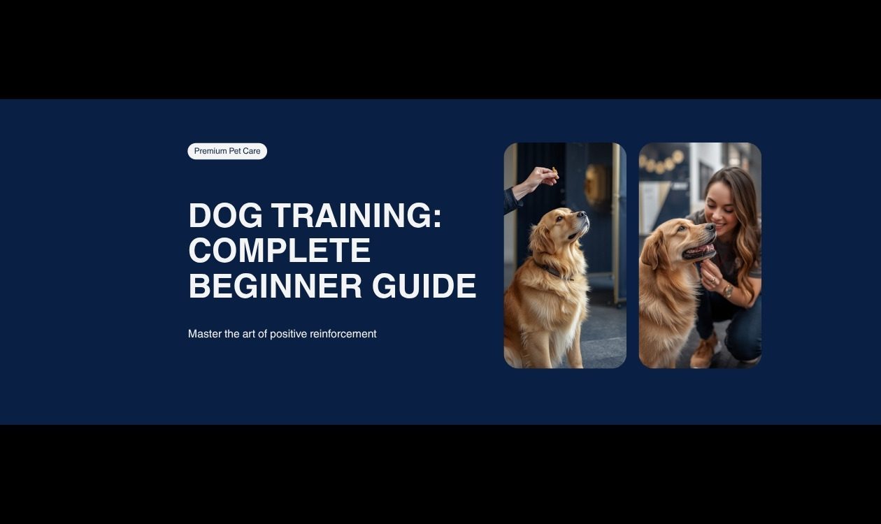 Dog Training Complete Beginner Guide โ Dog Sitting on Command During Positive Reinforcement Training