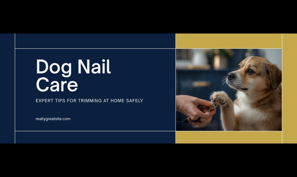 How to Trim Dog Nails at Home โ Person Carefully Clipping Dog Paw Nails