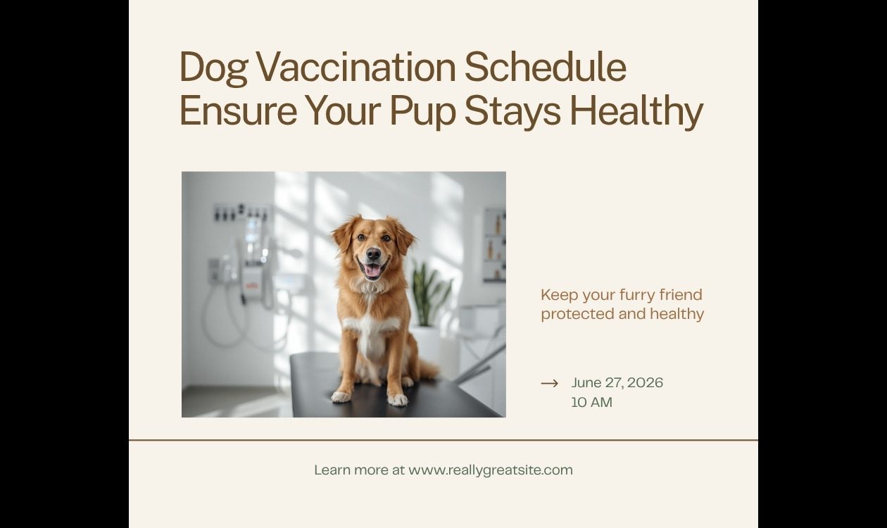 Dog Vaccination Schedule β Dog Receiving Core Vaccination at Veterinary Clinic