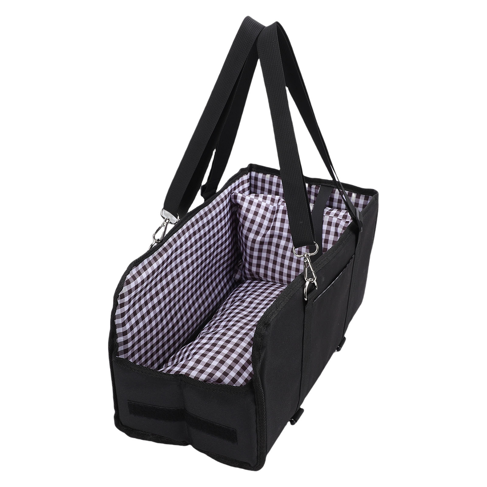 Console Dog Car Seat Non Slip Portable Center Console Dog Safety Car Seat Booster For Travel Black