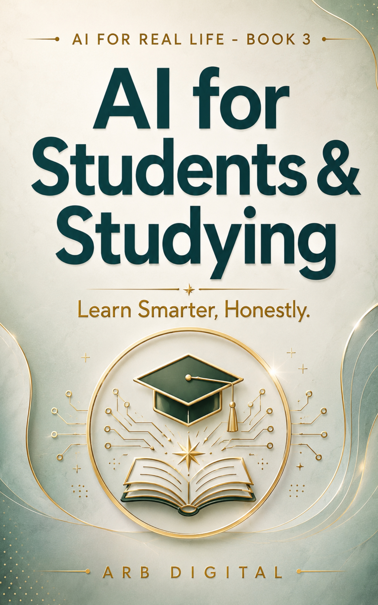 AI for Students & Studying — Learn Faster, Study Smarter, Understand More — eBook cover