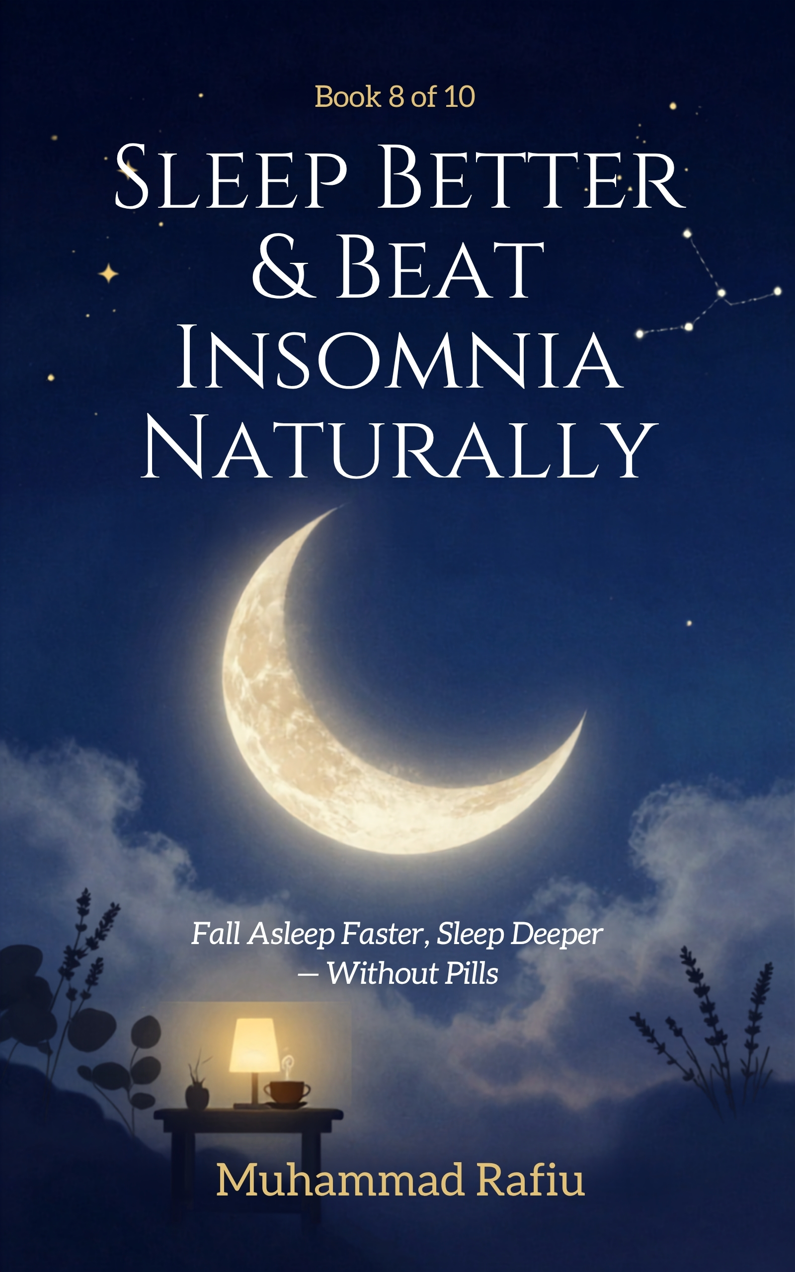 Sleep Better & Beat Insomnia Naturally — Fall Asleep Faster, Sleep Deeper — eBook cover