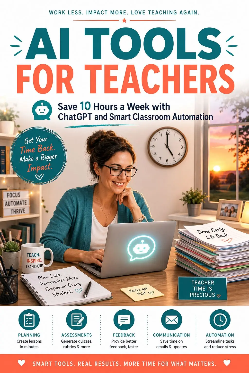AI Tools for Teachers ebook cover