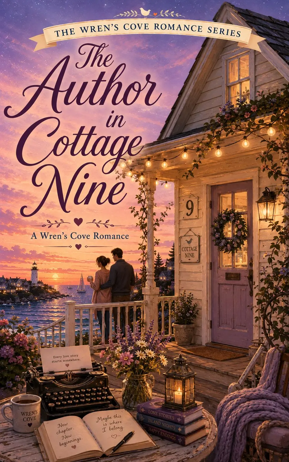 The Author in Cottage Nine