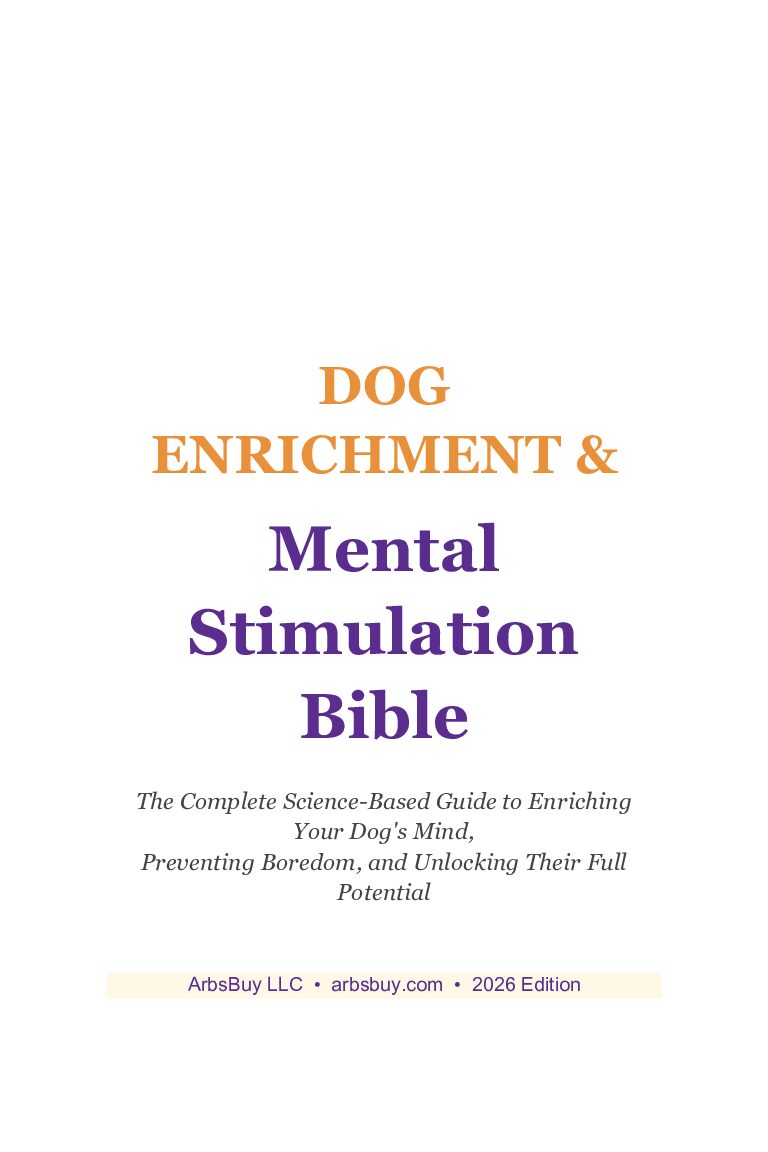 Dog Enrichment & Mental Stimulation Bible | Arbsbuy