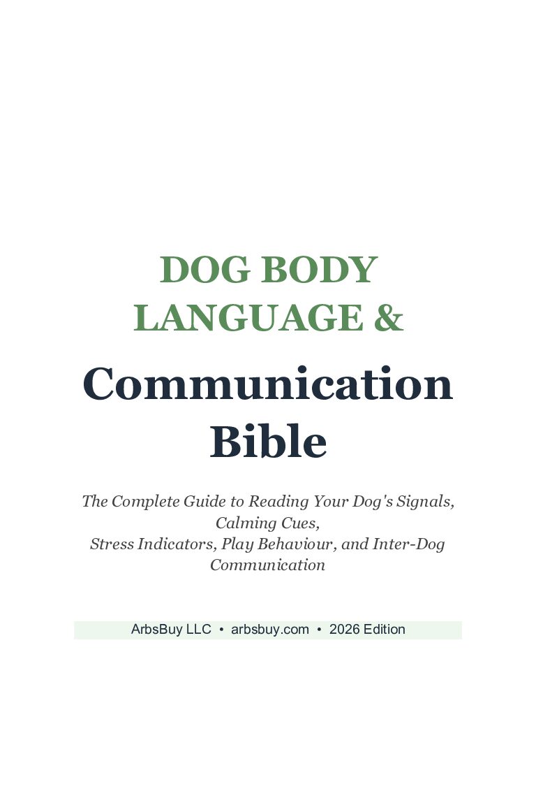 Dog Body Language & Communication Bible | Arbsbuy